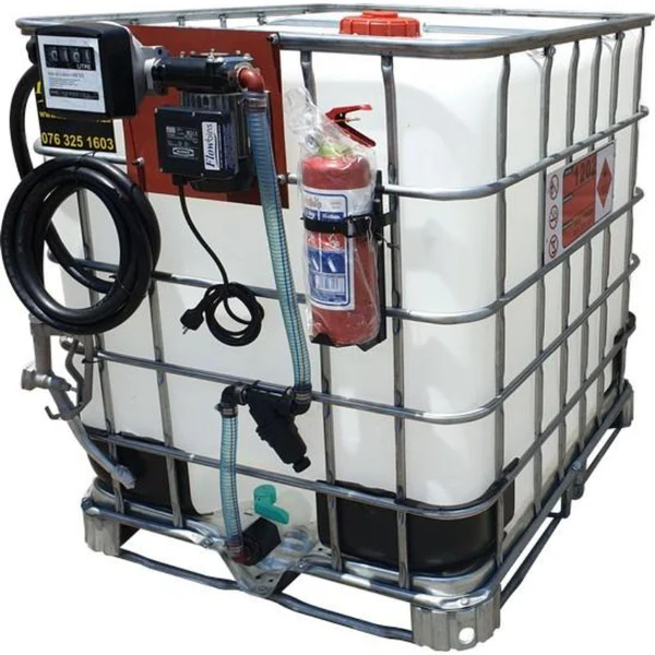 1000l Diesel bowser 56lpm-220v-flowbin unit