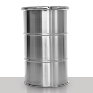 New 100L Open Top Stainless Steel Drums | Packaging Land