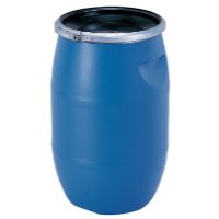 new 120 litre open top blue plastic Drums | Packaging Land