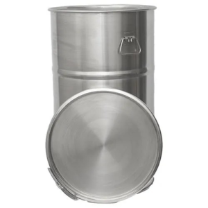 New 120L Open Top Stainless Steel Drums | Packaging Land