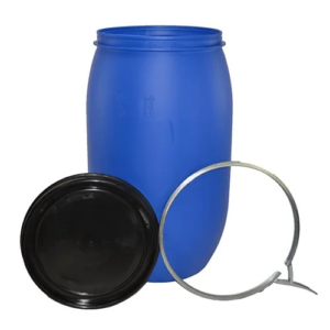 New 210 Litre Open Top Blue Plastic Drums | Packaging Land