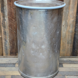 Used 100L Open Top Stainless Steel Drums | Packaging Land