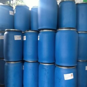 Used 250 Litre Open Top Blue Plastic Drums | Packaging Land
