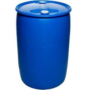 Used 300 Litre Open Top Blue Plastic Drums | Packaging Land